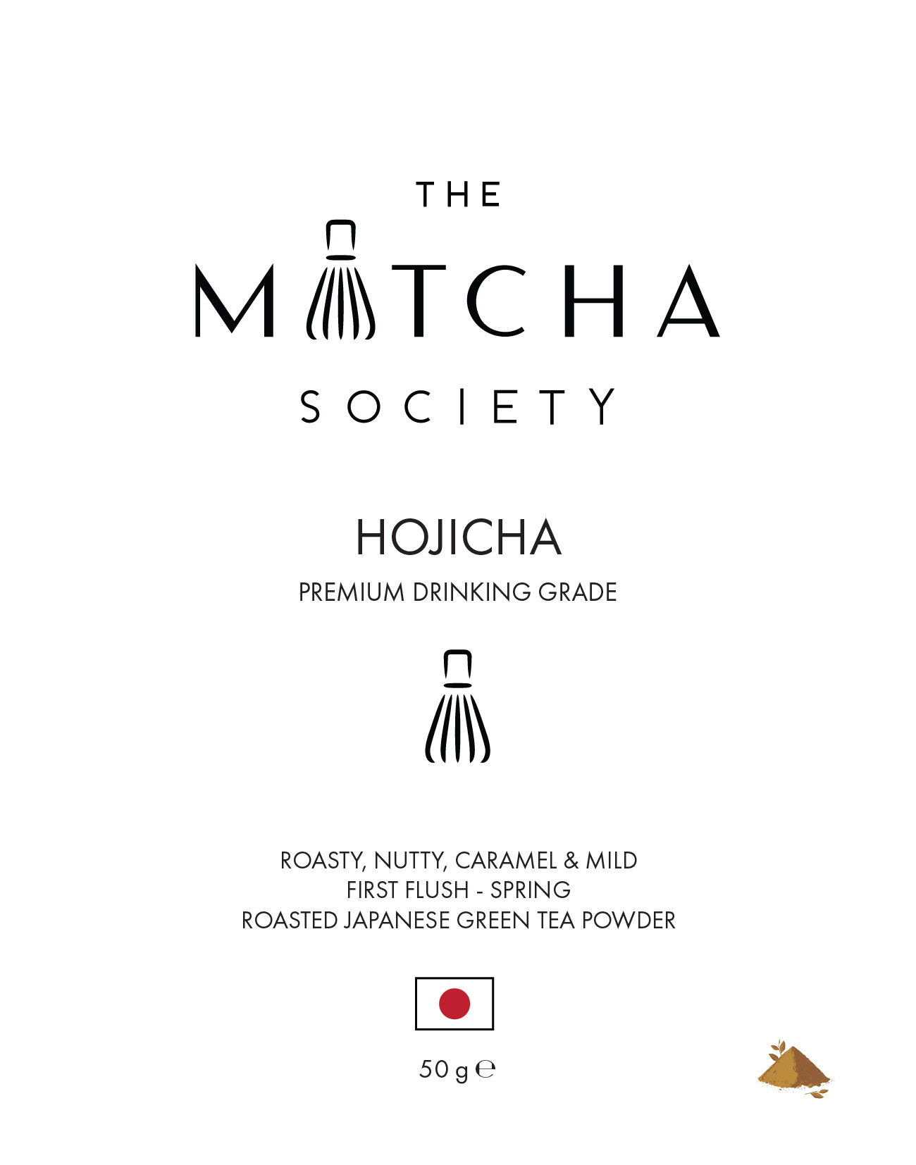Japanese Hojicha- Premium drinking Grade - 50g