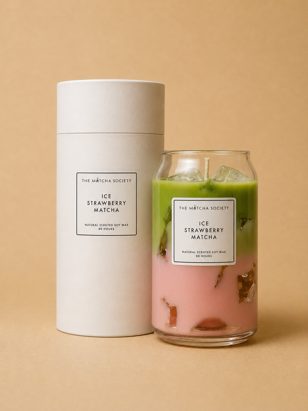 Candle Strawberry Matcha