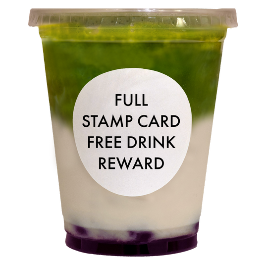 One Full Stamp Card is One Free Drink Of Choice